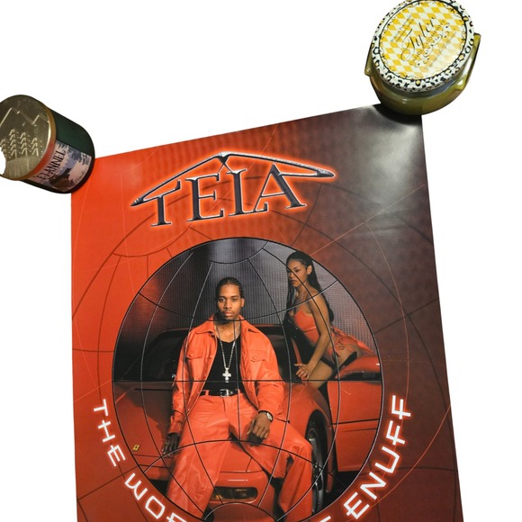 Tela‎ The World Ain't Enuff 2000 Promo Poster 18x24 Rap-A-Lot Hip Hop Advert - Picture 2 of 6